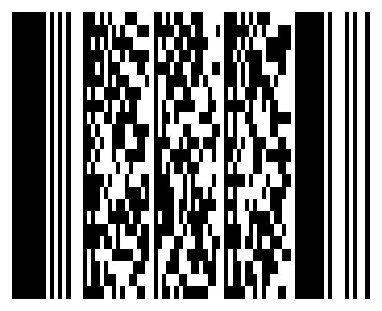 PDF417 barcode